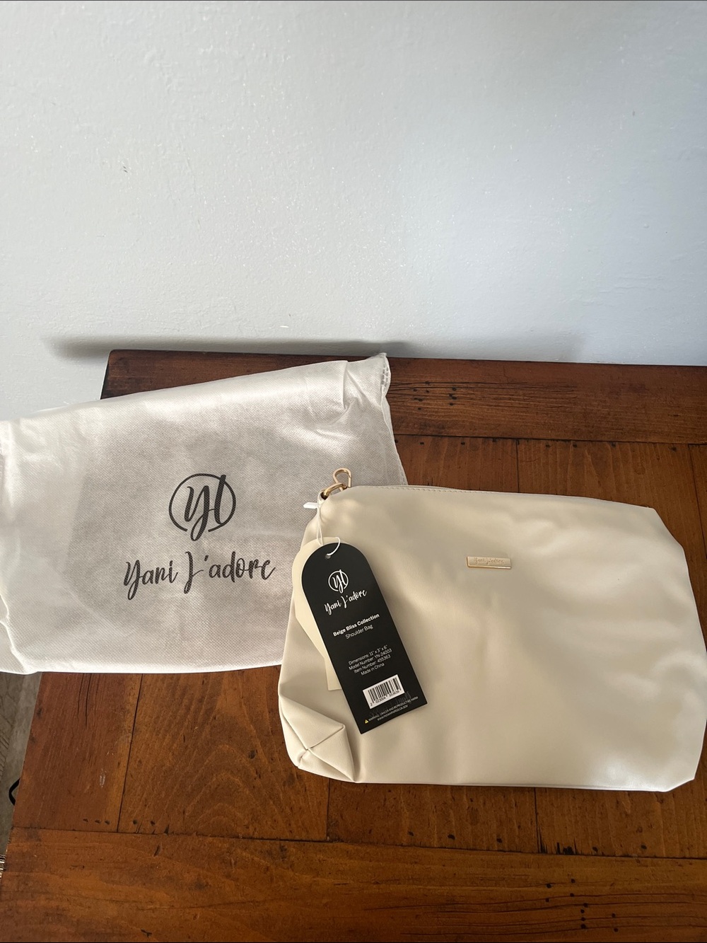 Yani Jadore beige bliss shoulder bag